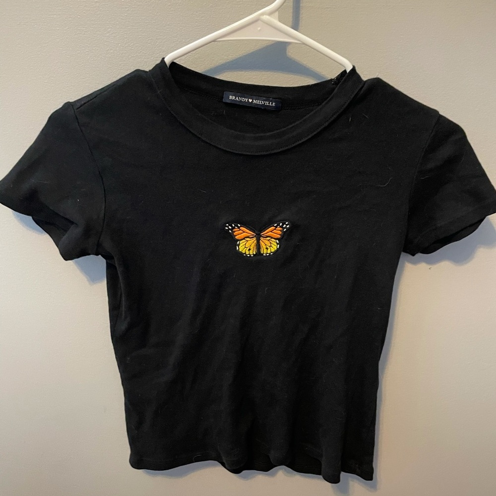 Brandy Melville cropped short sleeve (OS)